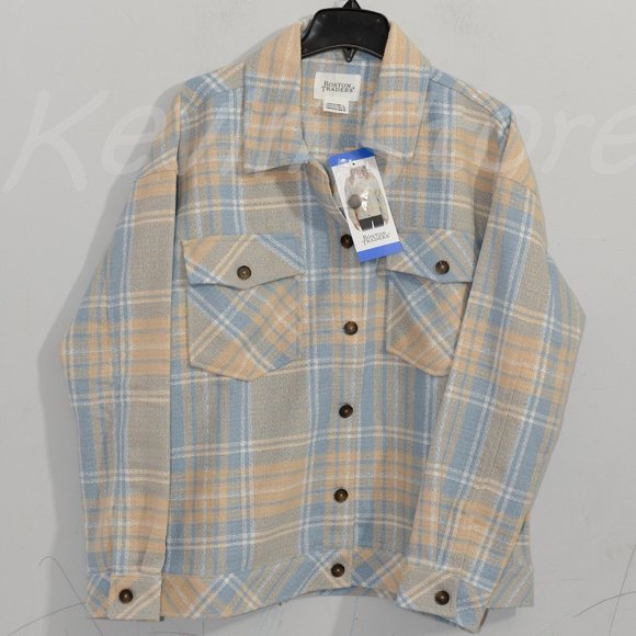 BLue NWT Boston Traders Ladies'‎ Shirt Jacket - Picture 2 of 5